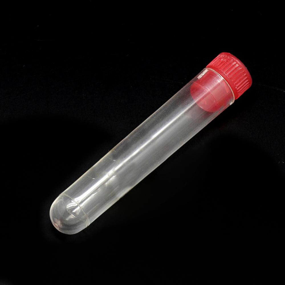 Tube en plastique pour le stockage des perles, 67x12mm, capacité: 5 ml