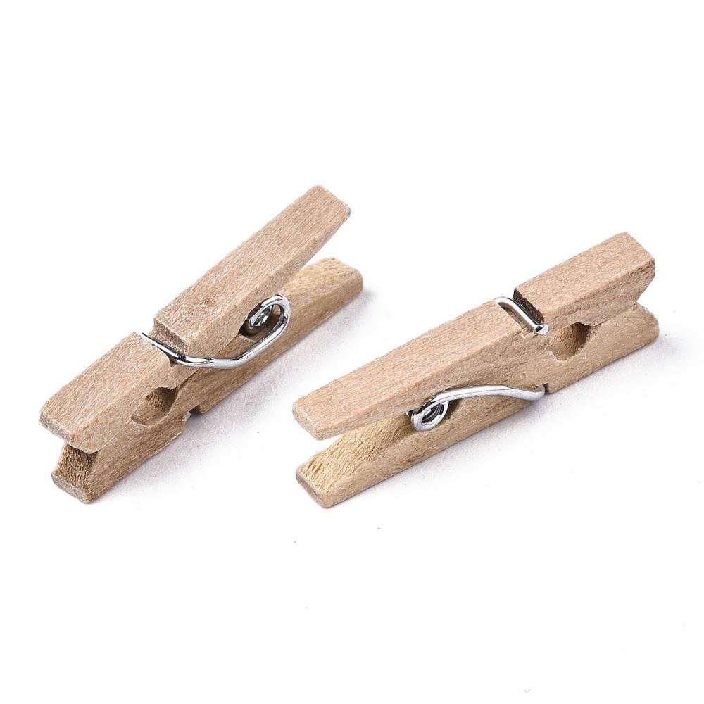 Pinces à linge en bois, 35x7x10mm, unité