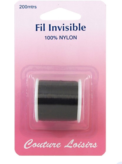 Bobine de fil invisible fumé, 200m