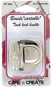 Boucle fermeture cartable, argent, 47mm