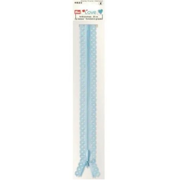 Fermeture à glissière, dentelé, 6 coloris aux choix, 20 cm