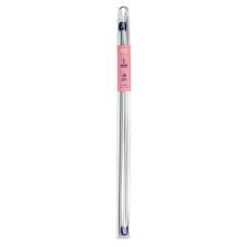 Aiguilles à tricoter, en plastique gris solide, 40 cm N°5 - 5mm