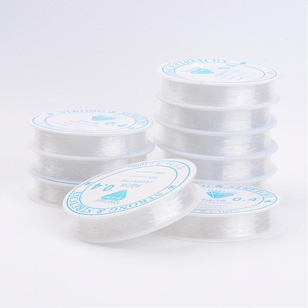 Fil élastique nylon transparent STRONG &amp; STRECH 0.4mm x 15m