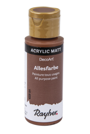 Rayher / Peinture acrylique matt, chocolat, 59ml