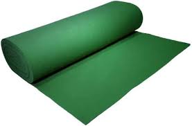 Découpe de feutrine au mètre, vert moyen, largeur 45cm