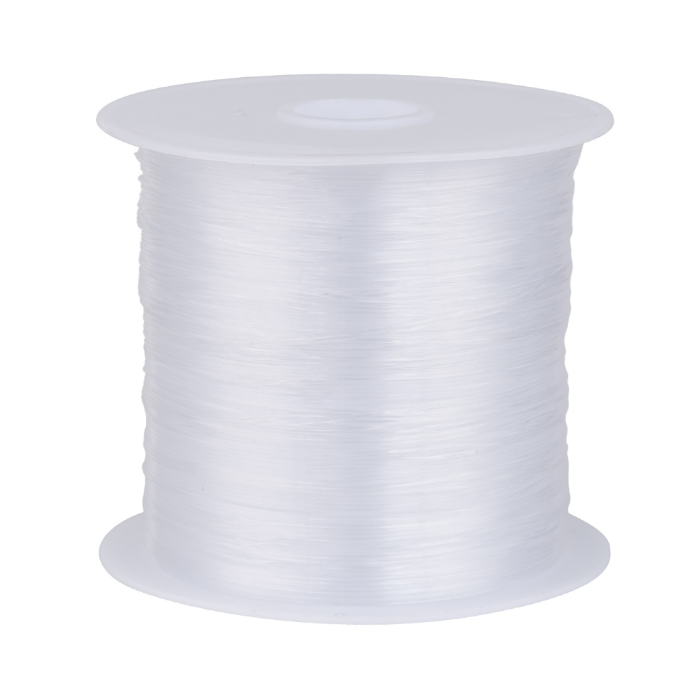 Fil de nylon transparent épaisseur 0.4mm, 20 mètres