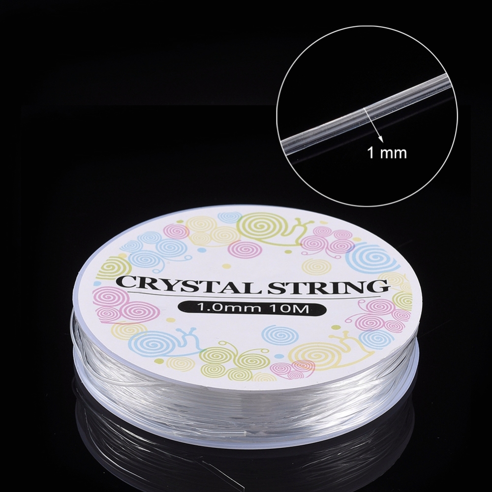 Fil élastique nylon CRYSTAL STRING, 1mm x 10m, transparent