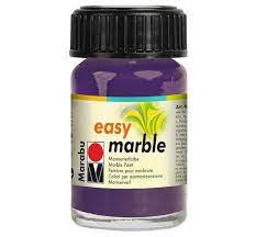 Peinture easy marble pour marbrure, aubergine 039, 15ml