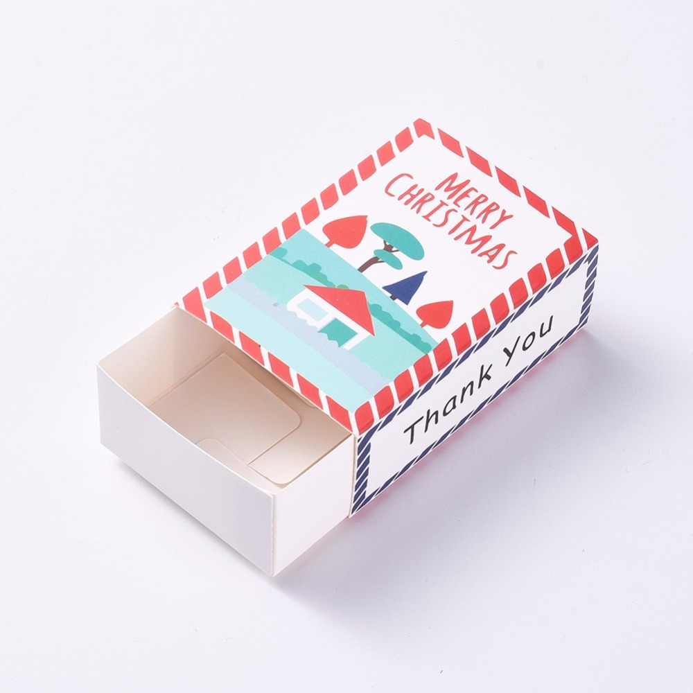 [CON-D0001-06B] Boîte en carton à tiroir, 8,4x6x3cm, pour emballage ou création de calendriers de l'avent