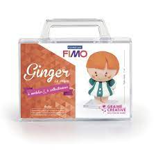 Kit figurine fimo &quot;ginger la chipie&quot;