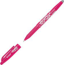 Stylo roller pilot frixion ball rose rechargeable avec gomme pointe 0.7mm