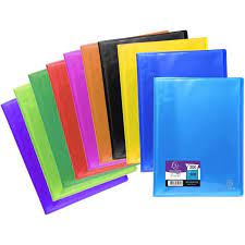 [CA8560] Protège document PVC Exacompta, format A4, 120 vues, coloris assortis