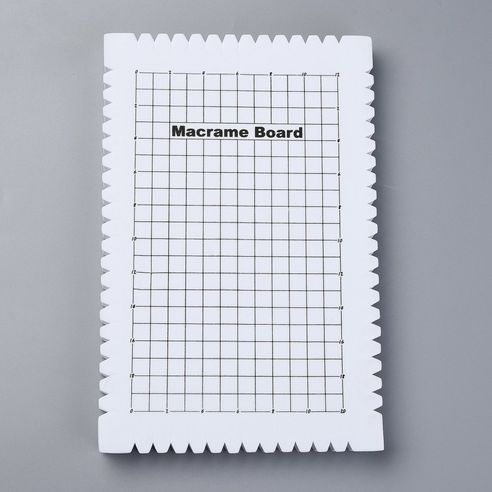 Macramé board, planche de tissage, 24,65x16,1x2cm