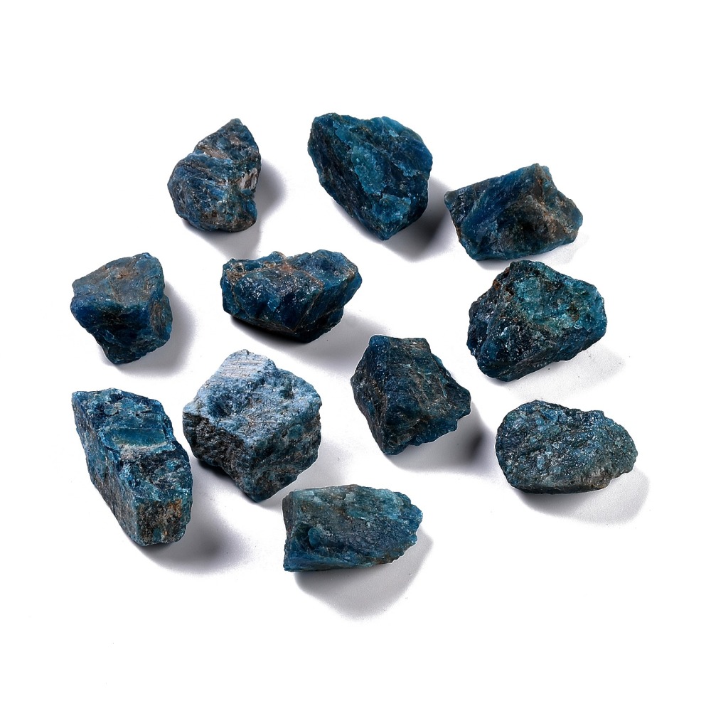 Pierre brute, Apatite, non percée, 18~33x30~45x13~30mm