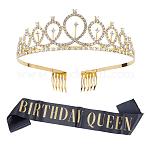 Couronne et bannière d'anniversaire