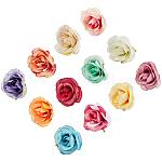 [DIY-GA0001-23 DIY-SC0015-49] Têtes de roses pour décoration, 37.5~40x29.5mm, trou: 2.5mm, coloris assortis