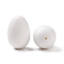 Oeuf en plastique 59x40.5mm, trou: 3.5mm, décoration de Pâques, à l'unité