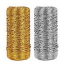 Cordon métallique, 1.5mm doré ou argenté, au mètre