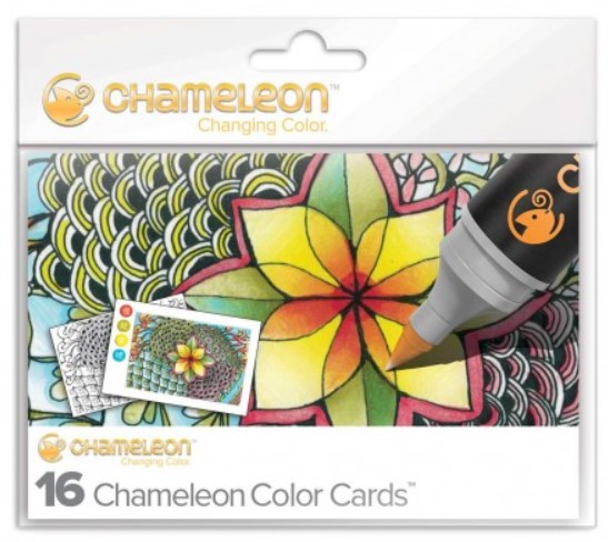 Cartes de coloriage CHAMELEON, 16 cartes