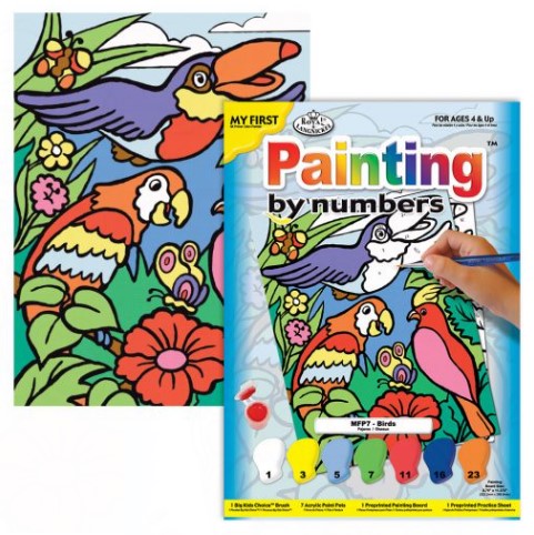 ROYAL LANGNICKEL Peinture au N° - Enfant - Oiseaux