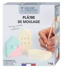 Plâtre de moulage,1kg, Graine Créative