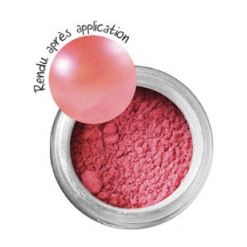 Poudre effet métallique corail, 6g, unité