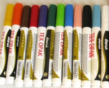 Feutres pour textile, Tex Opak, à l'unité