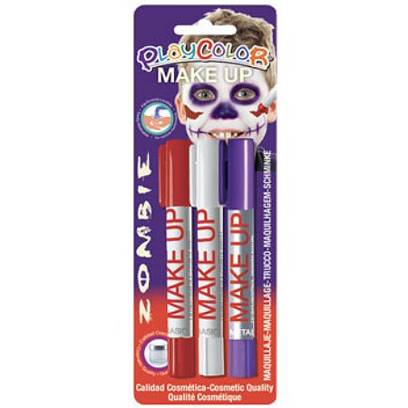 BLISTER 3 STICKS MAQUILLAGE POCKET PLAYCOLOR ZOMBIE