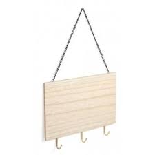 Support bois accroche clé, 250x180x5mm