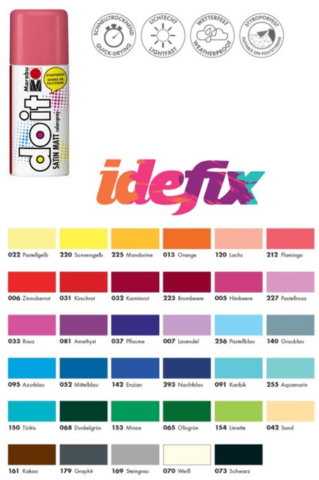 Marabu Colorspray Do It, Satin Matt, FLAMINGO 212, 150ml