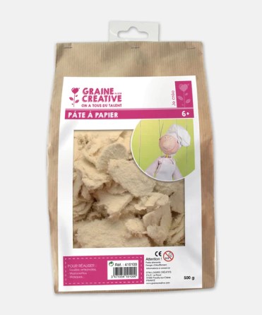 Pâte à papier Graine Créative 500g