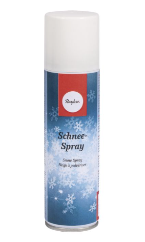 Spray neige Rayher, convenant pour polystyrène, 150ml