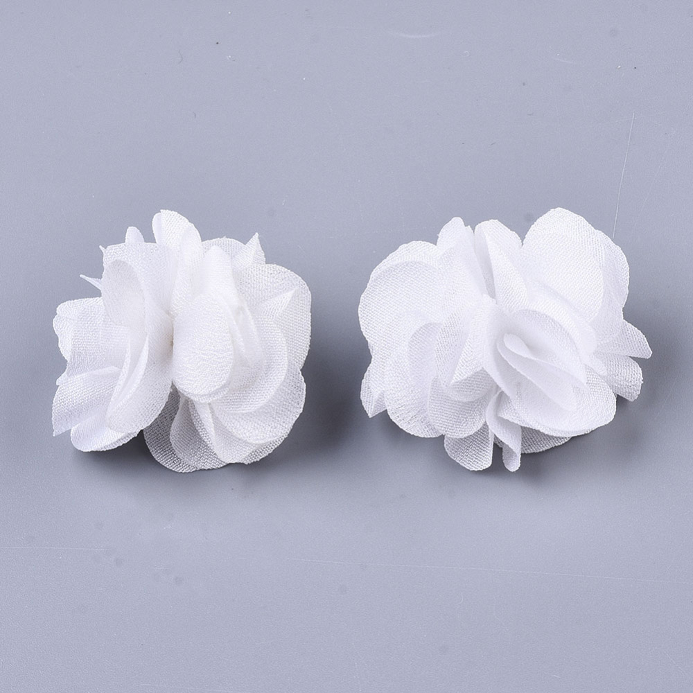 Fleurs artificielles, 34mm, 4 coloris au choix, la pièce
