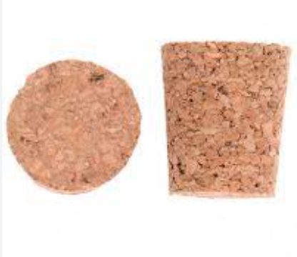 [6 2012 334] Bouchon en liège, 2,1x1,7x2,5cm 5pcs