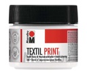 Marabu Textil Print, encre textile épaisse, Blanc de Titane, 100ml