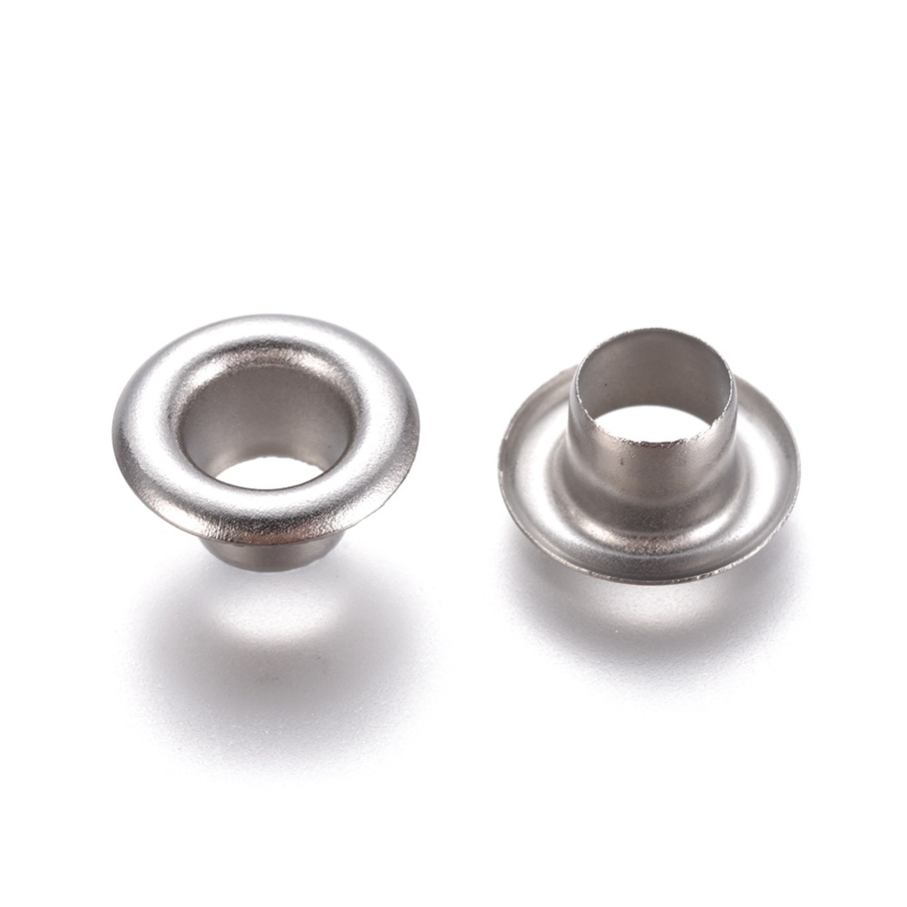 Oeillets inox, 10x5mm, Trou: 5mm, x20 pièces