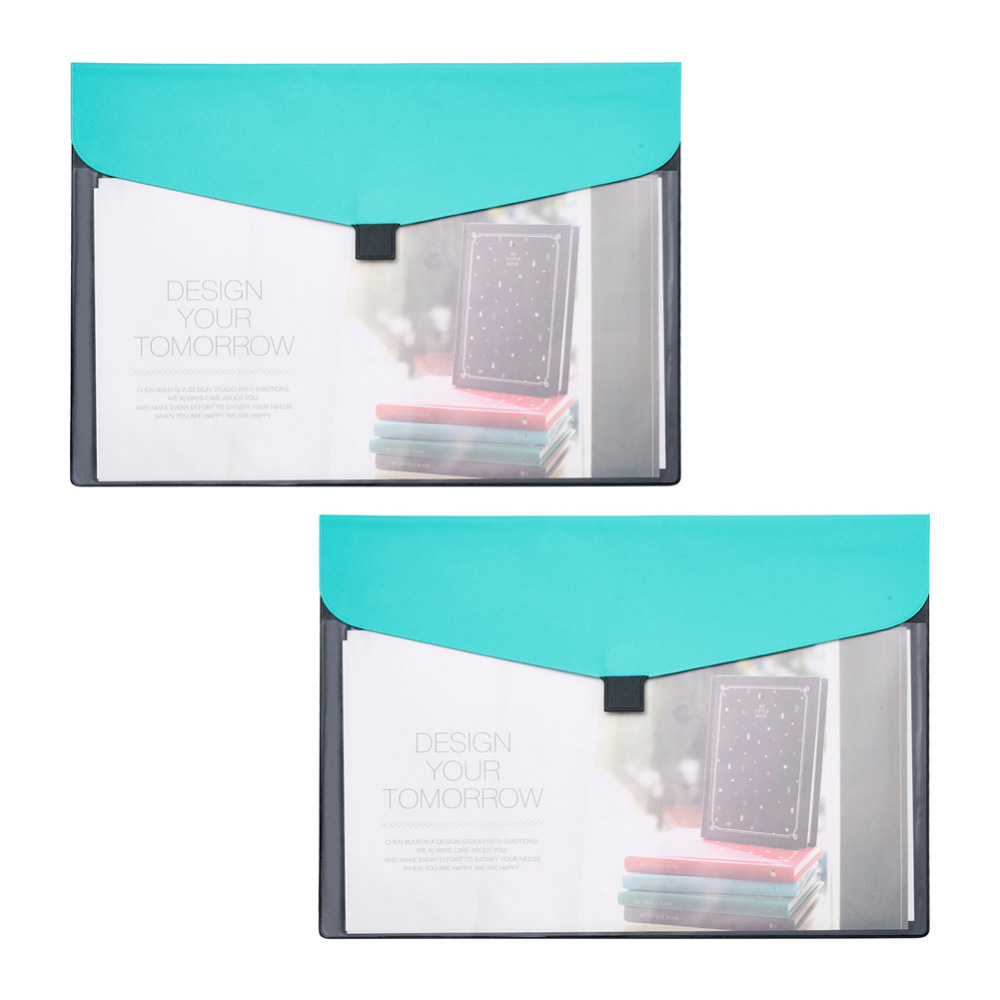 Porte documents, PVC fin, coloris au choix, 31.8x22.6x0.3cm