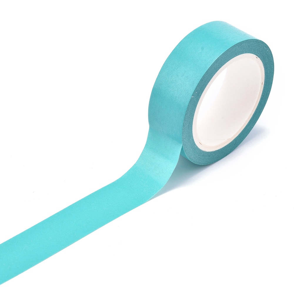 Masking tape, bande de papier adhésif, uni, 15mm x 10mètres, coloris au choix