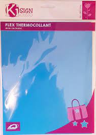 FLEX THERMOCOLLANT MAT bleu 25x20cm