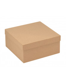 [62022235] Boîte en carton carrée, 23x23x11cm