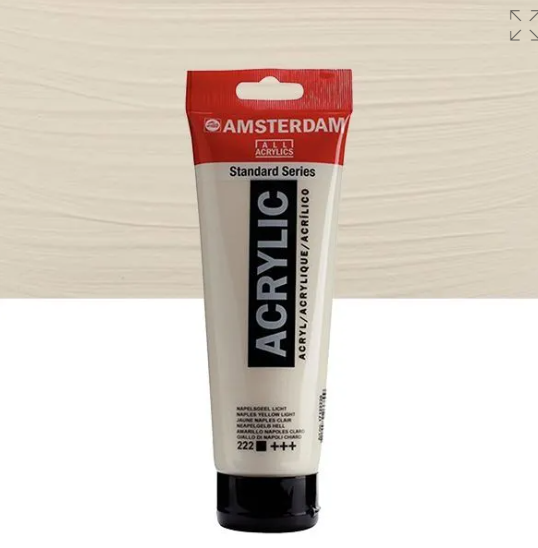 Acrylique AMSTERDAM, jaune naples clair, 250 ml