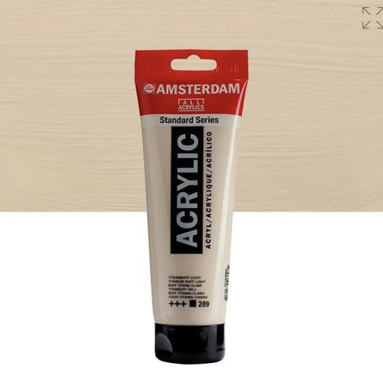 Acrylique AMSTERDAM, buff tit. clair, 250 ml