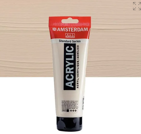 Acrylique AMSTERDAM, jaune naples rouge cl., 250 ml