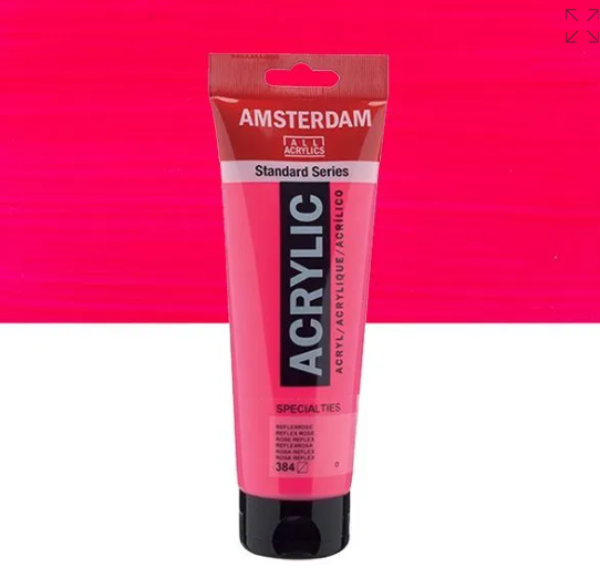 Acrylique AMSTERDAM, rose reflex, 250 ml