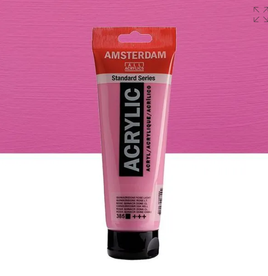 Acrylique AMSTERDAM, rose de Chine/rose Quina clair, 250 ml