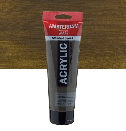 Acrylique AMSTERDAM, terre d'ombre nat., 250 ml