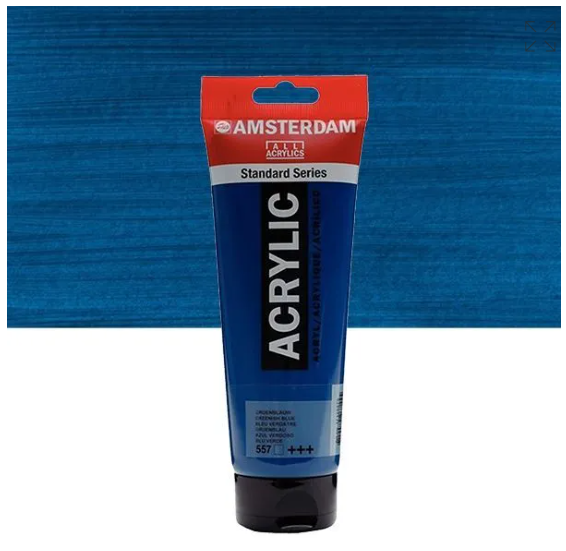 Acrylique AMSTERDAM, bleu vert, 250 ml