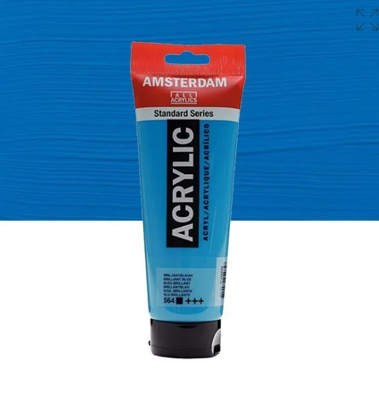 Acrylique AMSTERDAM, bleu brillant, 250 ml