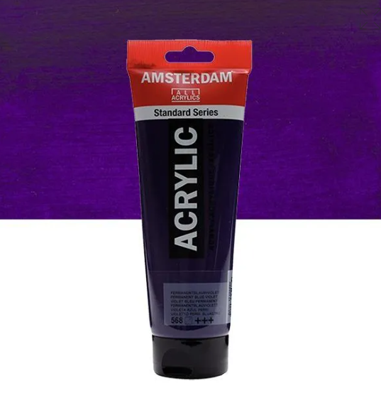 Acrylique AMSTERDAM, violet bleu perm., 250 ml