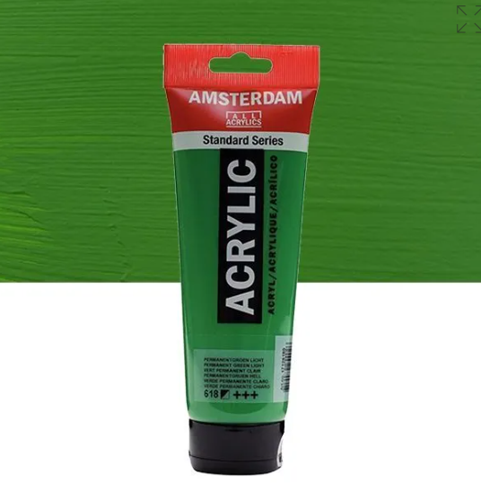 Acrylique AMSTERDAM, vert perm. clair, 250 ml